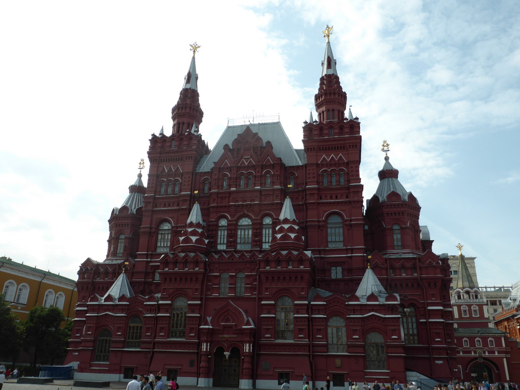The State Historical Museum of Russia and the Iberian Gate at the Red Square