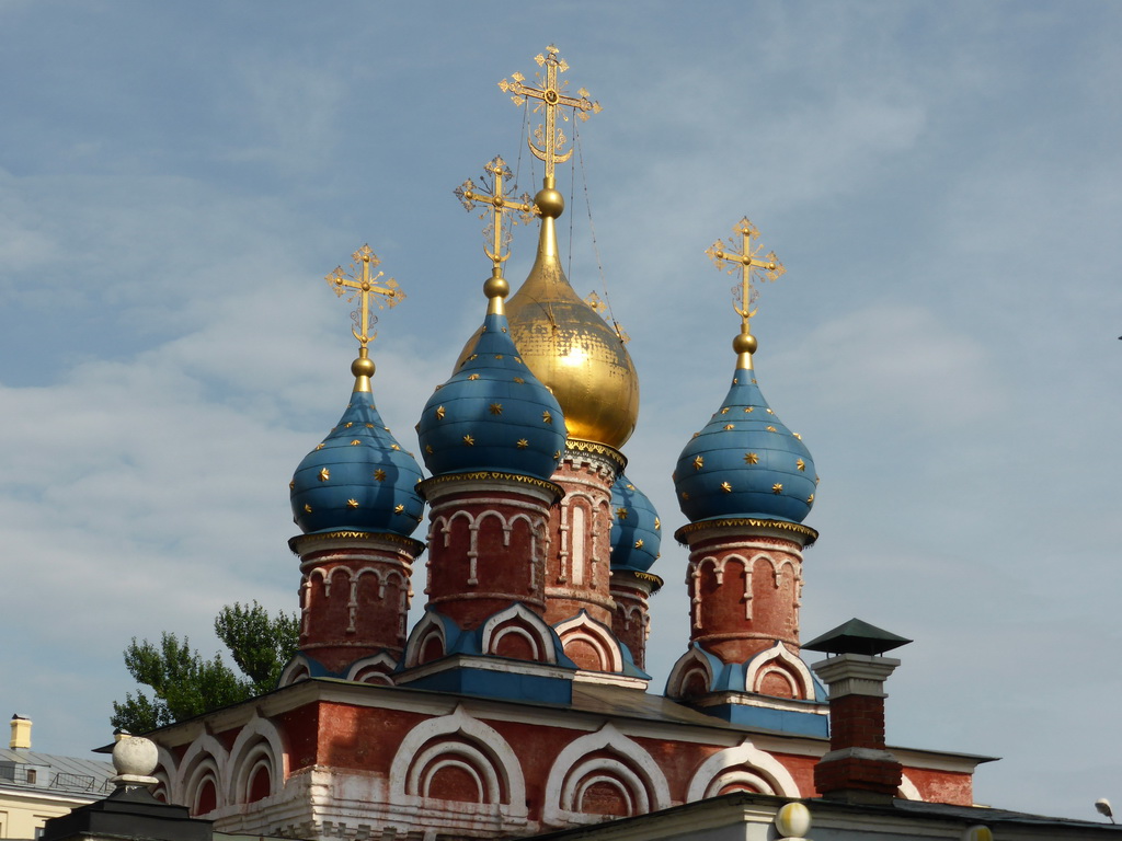 Towers of the Church of the Icon of the Mother of God at the Varvarka street