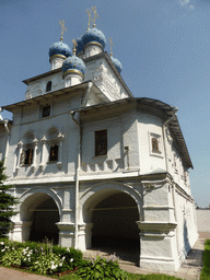 Right side of the Church of Our Lady of Kazan at the Kolomenskoye estate