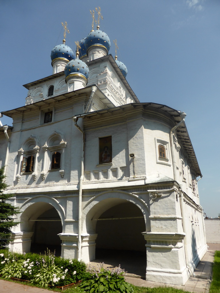Right side of the Church of Our Lady of Kazan at the Kolomenskoye estate