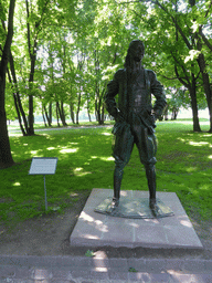 Statue of Peter the Great near the House of Peter the Great at the Kolomenskoye estate