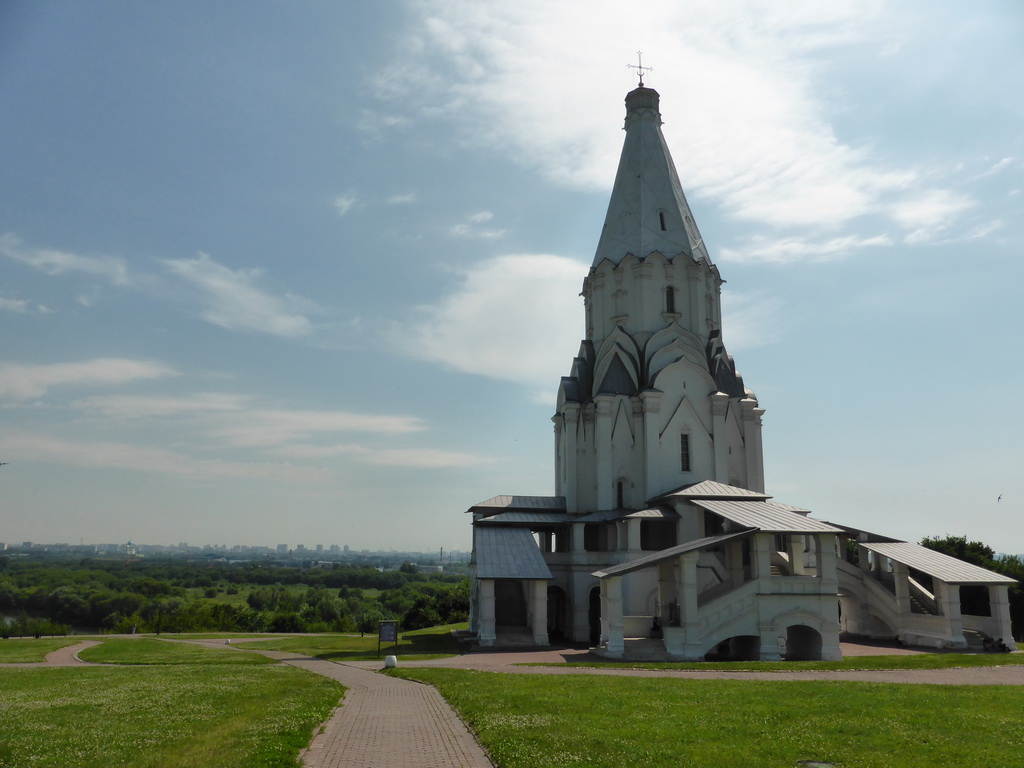 The Church of the Ascension at the Tsar`s Courtyard at the Kolomenskoye estate