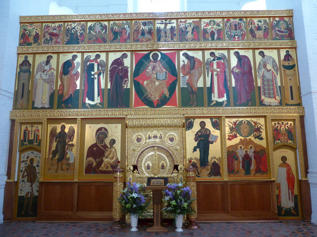 Iconostasis of the Church of the Ascension at the Kolomenskoye estate