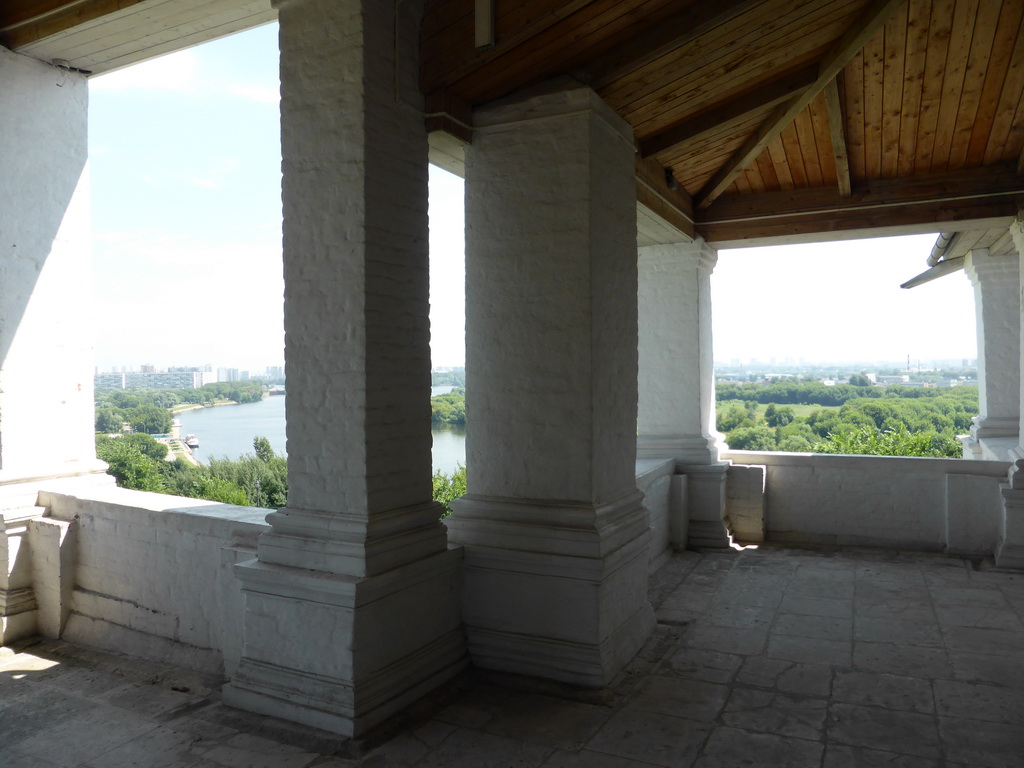 The Gallery at the Church of the Ascension at the Kolomenskoye estate, with a view on the Moskva river