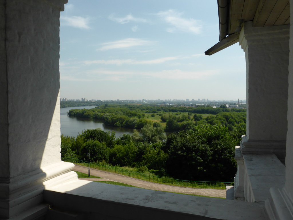 The Gallery at the Church of the Ascension at the Kolomenskoye estate, with a view on the Moskva river