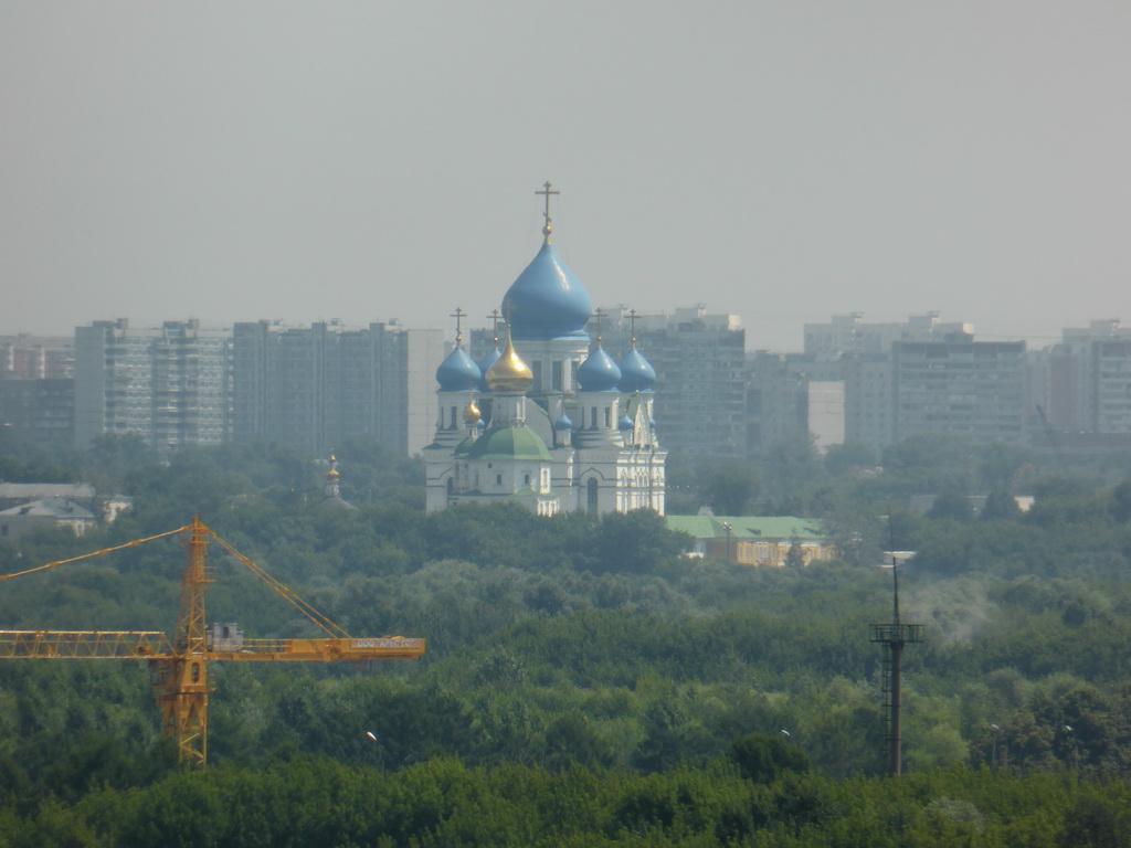 The Nikolo-Perervinsky Monastery, viewed from the Gallery at the Church of the Ascension at the Kolomenskoye estate