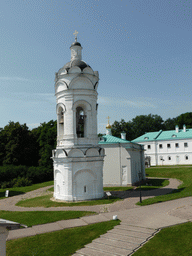 The Bell Tower of St. George at the Tsar`s Courtyard, viewed from the Gallery at the Church of the Ascension at the Kolomenskoye estate