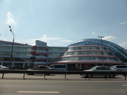 Front of Sheremetyevo International Airport, viewed from the taxi