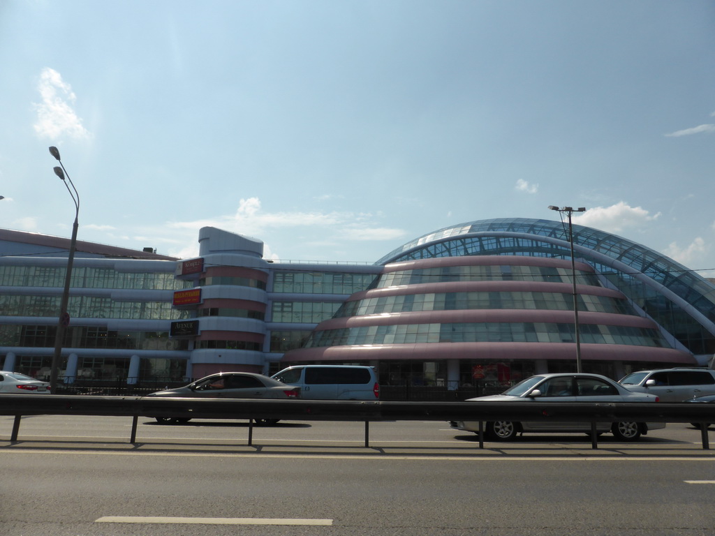 Front of Sheremetyevo International Airport, viewed from the taxi