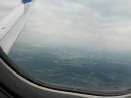 Area at the northwest side of Moscow, viewed from the plane to Tallinn