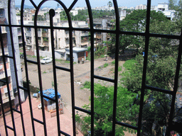 View from the window of our guestroom in Thane, near Mumbai