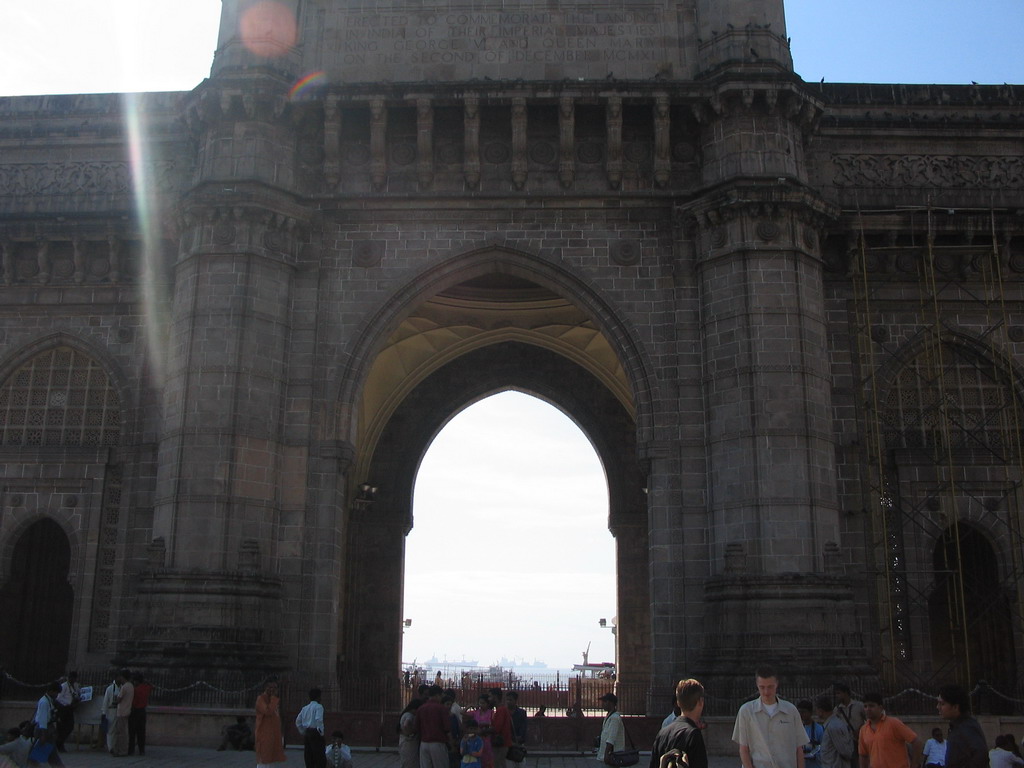 David and Rick at the Gateway of India