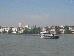 Boat at the coast of Mumbai, from the boat to Elephanta Island