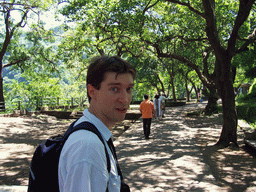 Tim at Elephanta Island