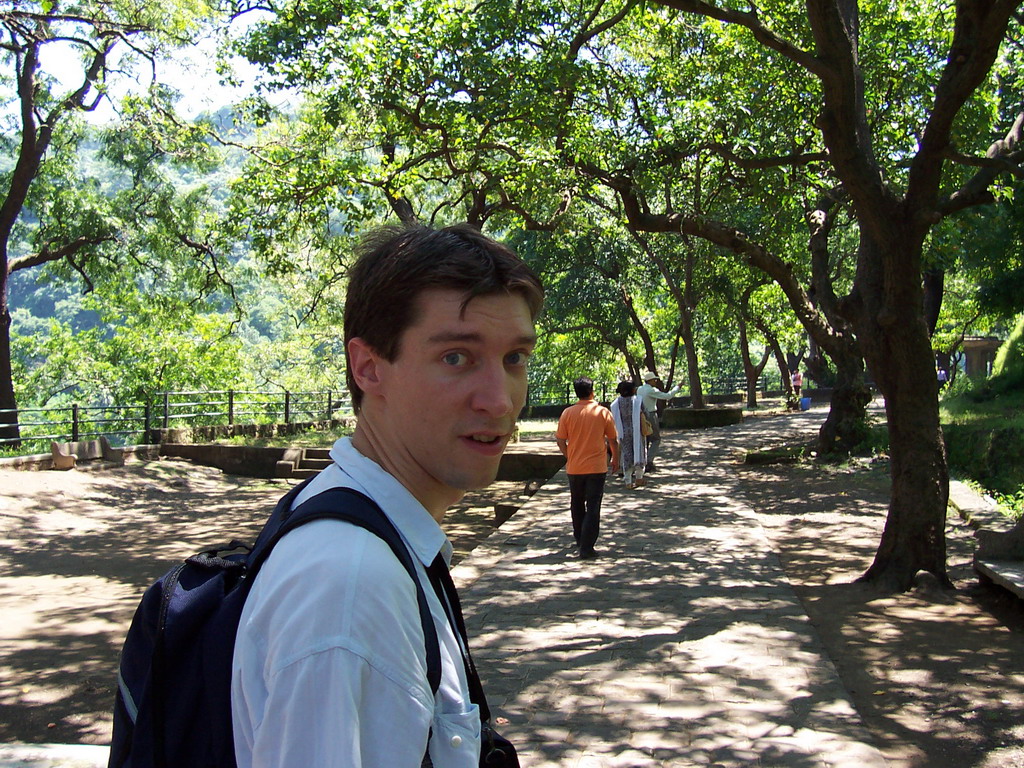 Tim at Elephanta Island