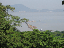View on the pier of Elephanta Island