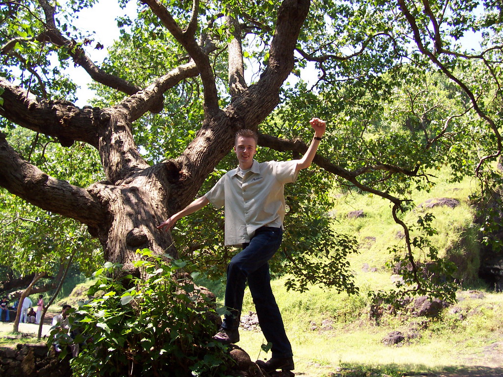 David at Elephanta Island