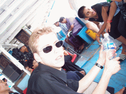 Rick on the boat from Elephanta Island