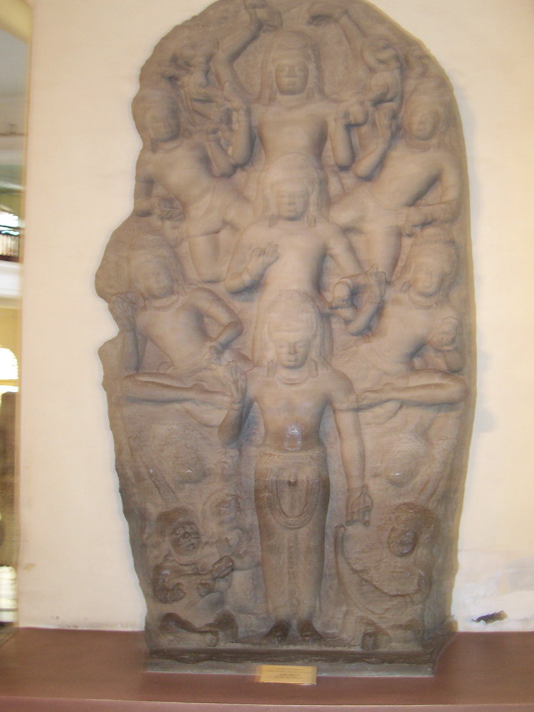 Relief inside the Chhatrapati Shivaji Maharaj Vastu Sangrahalaya or Prince of Wales Museum of Western India