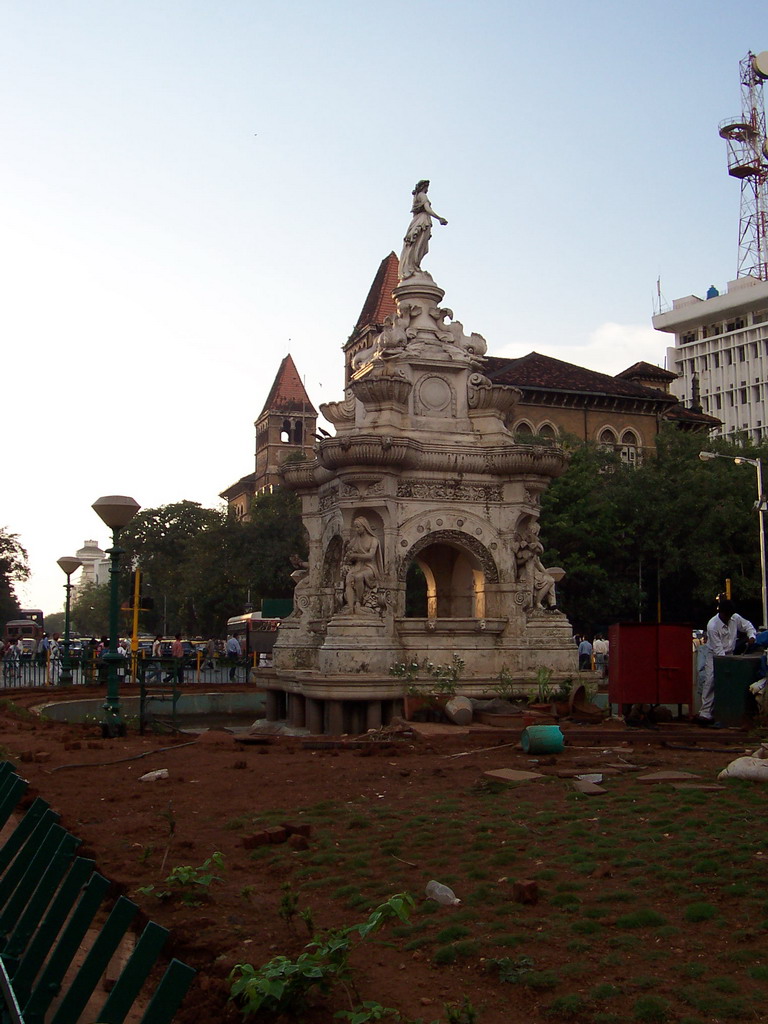 The Flora Fountain, at the Hutatma Chowk (Martyr`s Square)