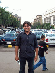 Swapnil at a parking place