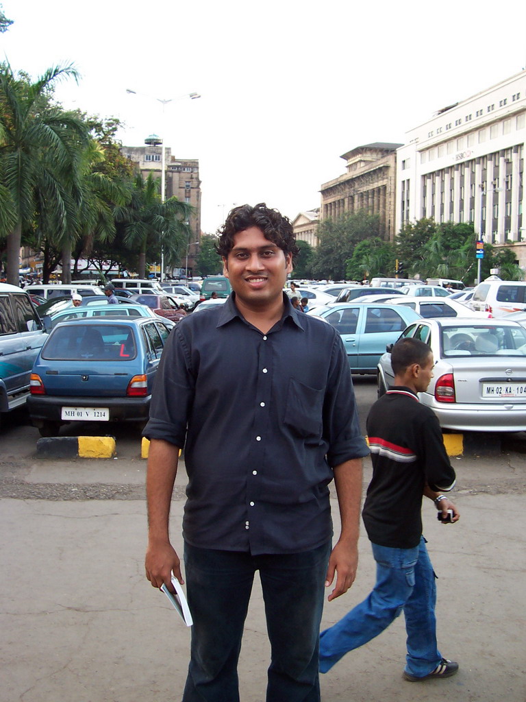 Swapnil at a parking place