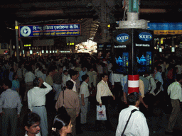 Inside Chhatrapati Shivaji Terminus or Victoria Terminus