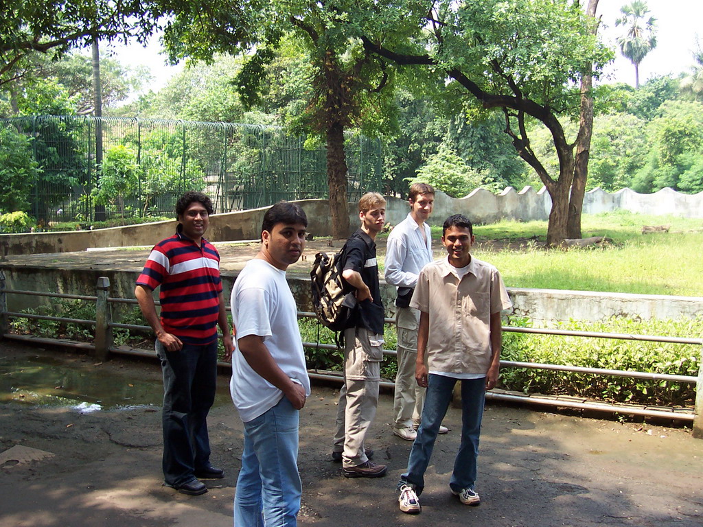 Tim, Rick, Anand`s brothers and Parag at Victoria Gardens