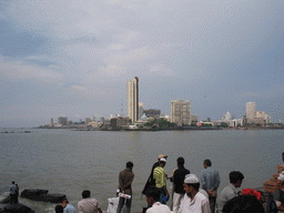 Skyline of Mumbai, from the Haji Ali Dargah mosque