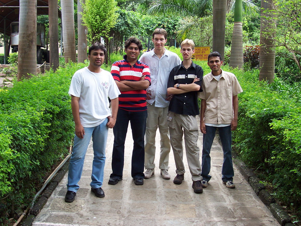 Tim, Rick, Anand`s brothers and Parag