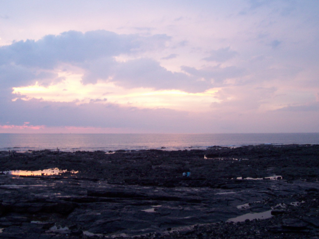 Sunset at one of the beaches