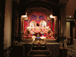 Inside the Hare Krishna temple