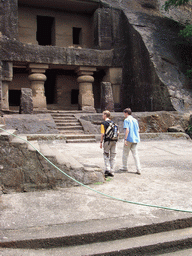 Tim and Rick at the Kanheri Caves