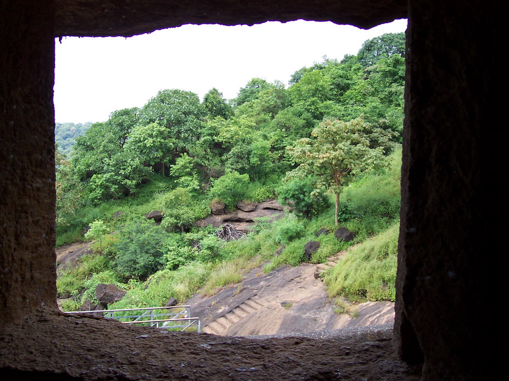 View from a Kanheri Cave