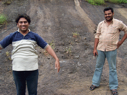 Swapnil and our driver near the Kanheri Caves