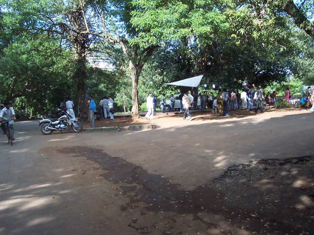 Bollywood film set at Film City