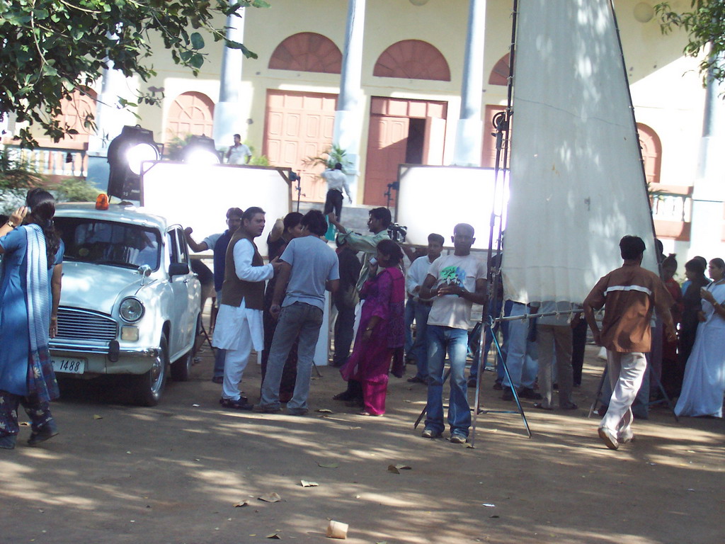 Bollywood film set at Film City