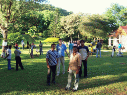 Tim, Rick, Swapnil, Parag and our driver at a Bollywood film set at Film City