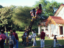 Bollywood film set at Film City