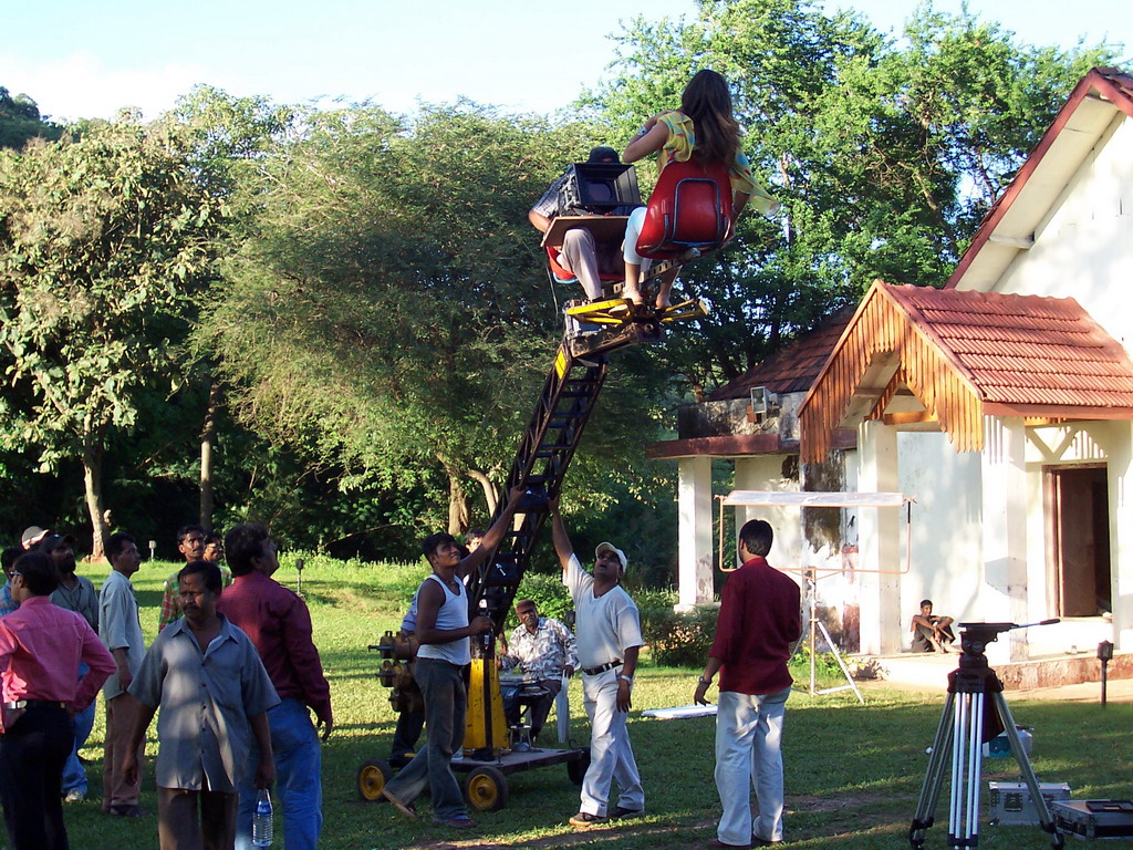 Bollywood film set at Film City