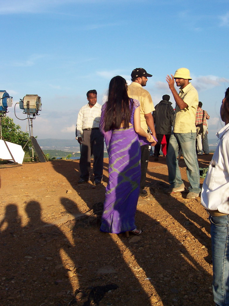 Bollywood film set at Film City