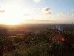 Sunset from a hill near Film City