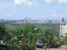 View on the city from a golf course near Mumbai