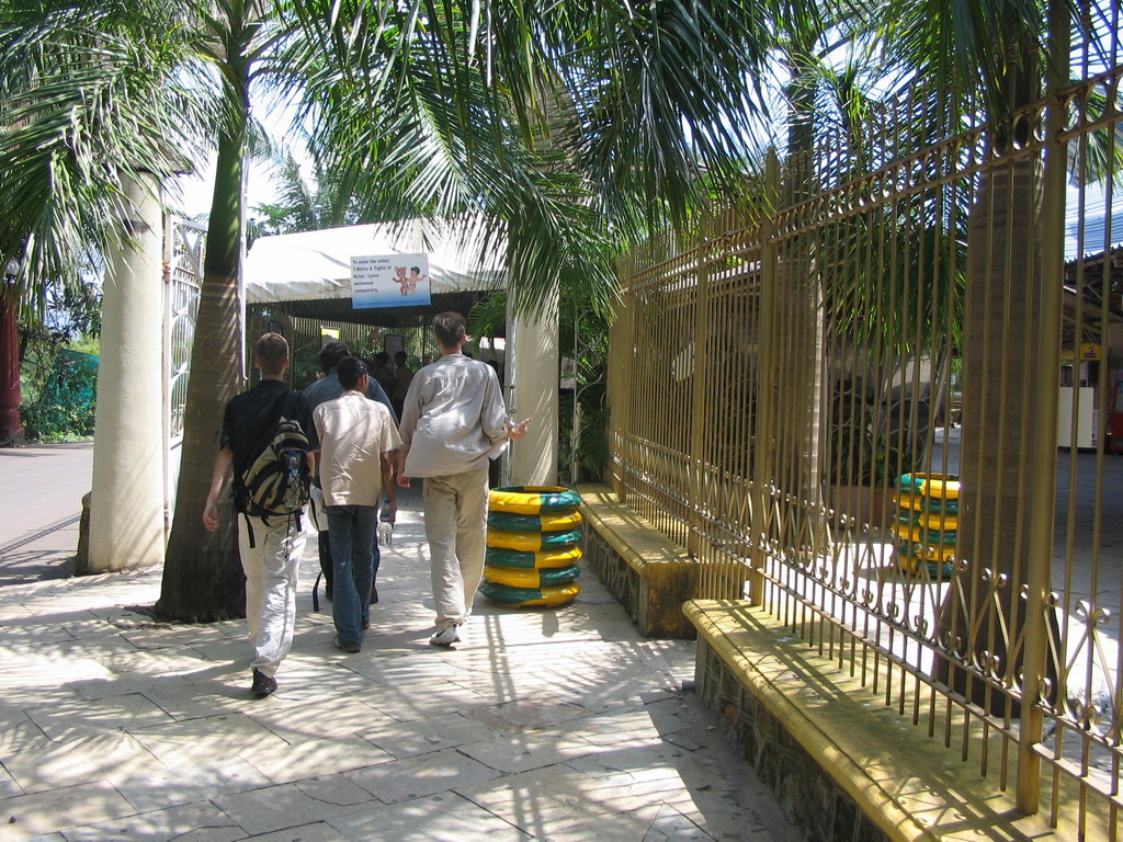 Rick, David, Swapnil and Chandan at the entrance of the Water Kingdom