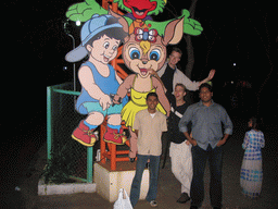 Rick, David, Swapnil and Chandan in front of the Water Kingdom