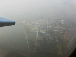 Town near Munich, viewed from the airplane from Eindhoven