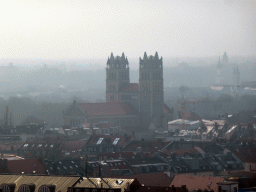 St. Maximilian`s Church, viewed from the tower of the Neues Rathaus building