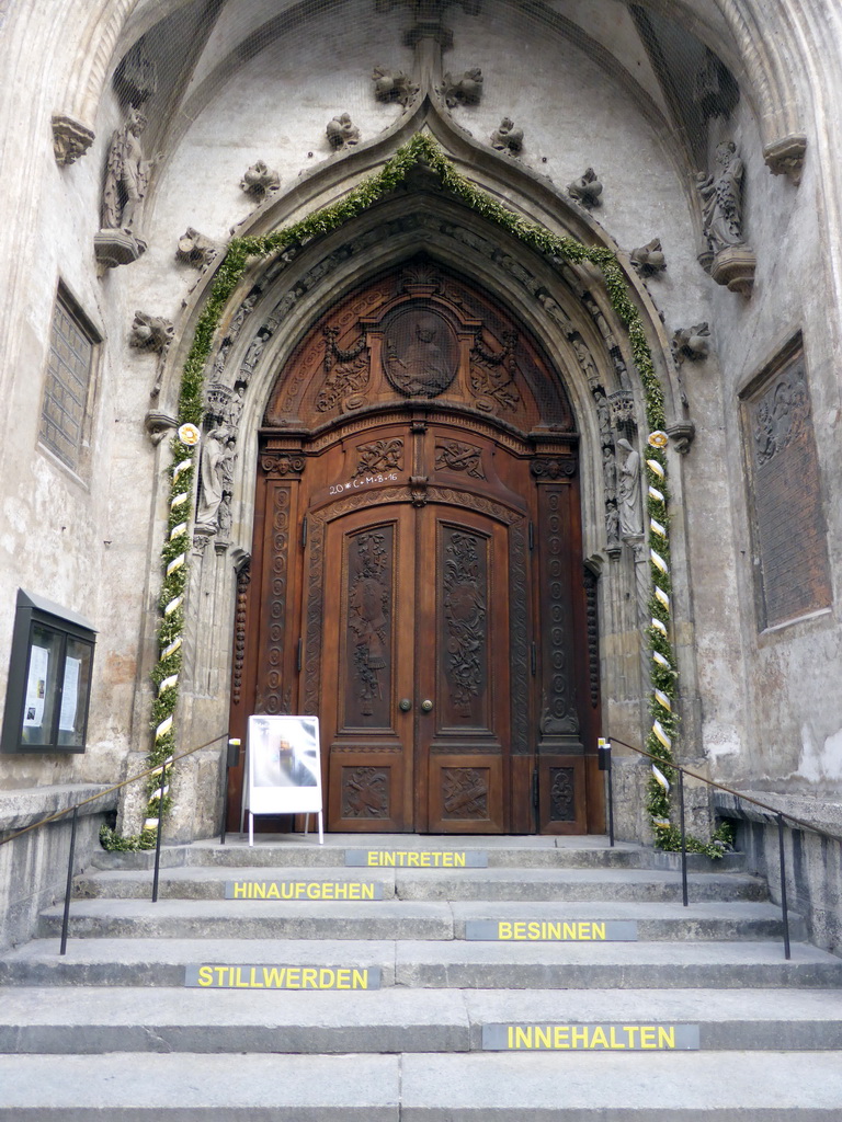 South entrance of the Frauenkirche church
