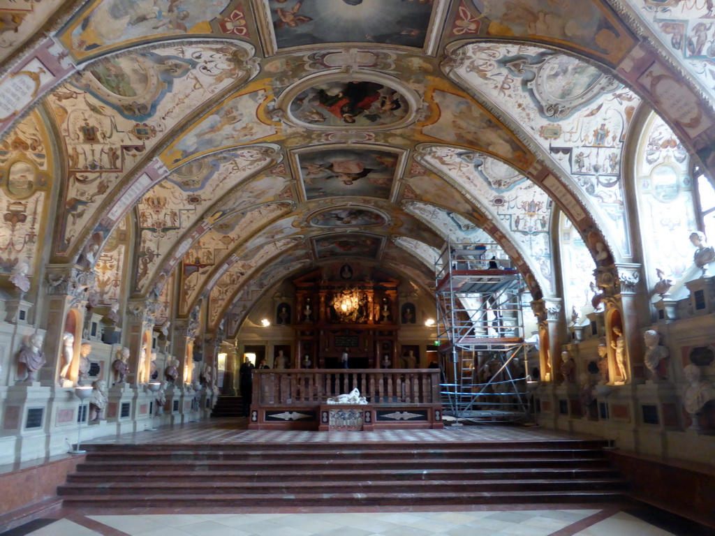 Front of the Antiquarium hall at the Lower Floor of the Munich Residenz palace