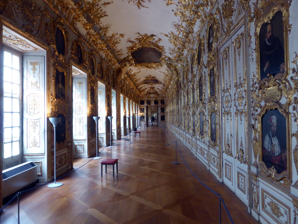 The Ancestral Gallery at the Lower Floor of the Munich Residenz palace
